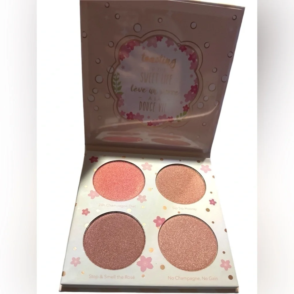 Beauty Bakerie Cotton Candy Champagne Blush Palette Brand New 4 Colors